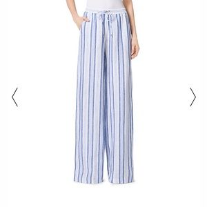 NWOT Michael Kors Linen Stripe Pants